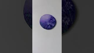 "Acrylic round canvas painting: nature-inspired mini scenes"#art #canvaspainting #painting #shorts