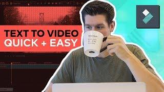 HOW TO ADD TEXT TO VIDEO in MINUTES!
