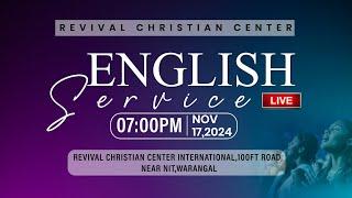 SUNDAY SERVICE | Pr. JESSON KURIAN | 17th-NOV-2024| Revival Christian Centre International