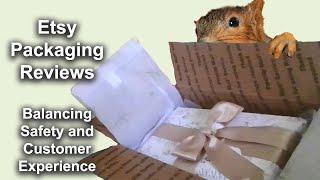 Etsy packaging reviews, or how to package your Etsy orders.