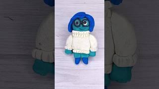 I Made Sadness cartoon from inside out 2 #sadnesscartoon #insideout2 #plasticine #clay #america