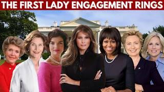 First Ladies Engagement Rings | Kennedy | Reagan | Bush | Clinton | Obama | Trump | Biden