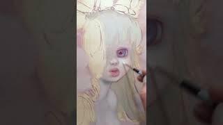 Camilla d’Errico Painting Albino ski