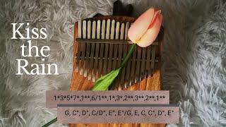 Kalimba Tutorial (Kiss the Rain~Yiruma) with Number and Letter Notations