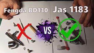 Аэрографы Jas1183 VS Fengda BD130  Обзор и сравнение!