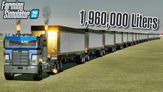 How Many Trailers Can You Pull? (& other bad ideas) | Farming Simulator 22