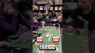 This is NOT the river you want to see when you’re all in at the WSOP in a $25K poker tournament!