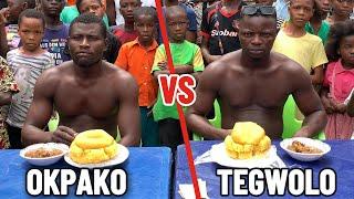 Nigerian Ogbono Soup and Eba Competition: Okpako vs. Tegwolo