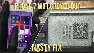 iPhone 7 Wifi Greyed Out Repair (Wifi-bluetooth Not Working)