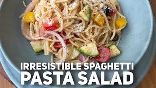 Irresistible Spaghetti Pasta Salad (Easy)