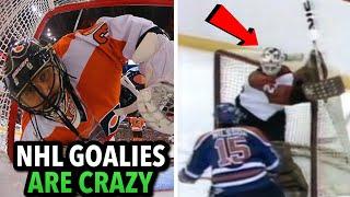 Some NHL Goalies Really Are Crazy...