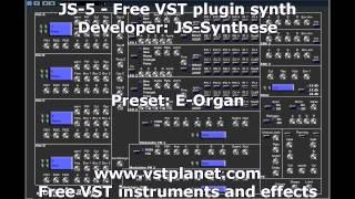 JS-5 - Free VST plugin synthesizer - vstplanet.com