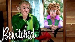 Endora Sends A Leprechaun After Darrin | Bewitched