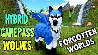 HYBRID GAMEPASS WOLVES! Roblox Forgotten Worlds BLUE JAY, ORCA, MORE