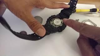 How To Change The Battery in Casio GShock GD120MB - Time Lapse