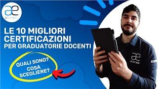 Le 10 Migliori CERTIFICAZIONI Per Graduatorie Docenti: Quali Sono e Cosa Scegliere