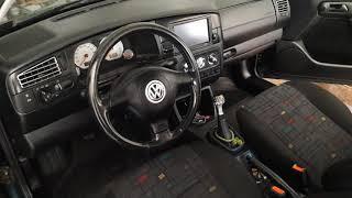 Volkswagen Golf 3 (put steering wheel from MK IV and 2Din radio)