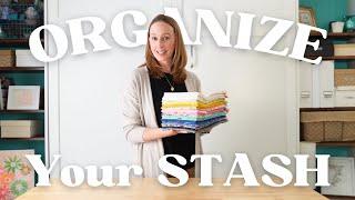 Exposing my stash | Tips for cutting, organizing, and storing fabric