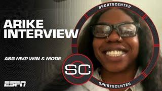 Arike Ogunbowale on winning WNBA All-Star Game MVP, Team USA roster & Caitlin Clark | SportsCenter