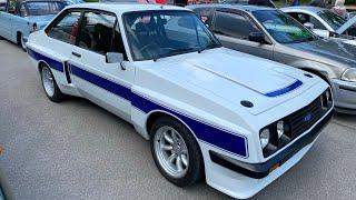 1979 Ford Escort MK2 RS2000 X Pack (YWN 466T) Humber Bridge Classic Car Night 19/05/23.