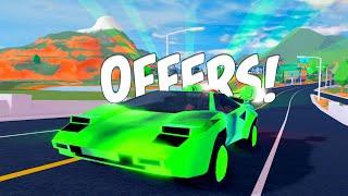 What People Offer For The Torero (Roblox Jailbreak)