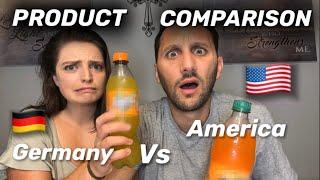 GERMAN vs AMERICAN products!! || Taste Testing!