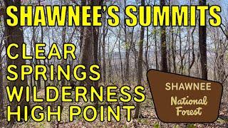 Clear Springs Wilderness High Point: Challenging Navigation #peakbagging #shawneenationalforest