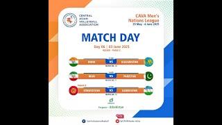 Pakistan - Iran. The 4th Central Asian Volleyball Association (CAVA) Nations League.