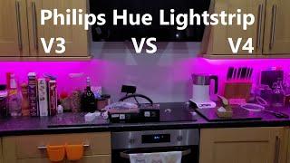 Philips Hue Lightstrip V3 VS V4 Installation and Review