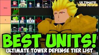 New Best Units in Ultimate Tower Defense! (Official Tier List!)