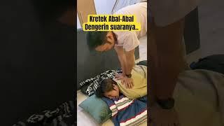 Kretek Abal-Abal sampe nangis? #kretekabalabal #massage #tyoksatrio #bimo #pijatsarafpijatsaraf