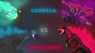 Titanus Godzilla Vs Shin Gojira || Animation|| Shín Creátíons