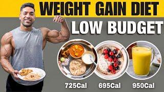 Budget Diet Plan For Weight Gain | How To Gain Weight In 7 Days