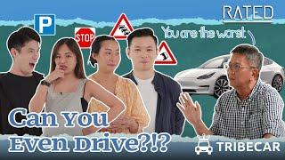 Driving Instructor Rates Our Driving Skills | RATED Ep. 9