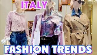 ITALY | FASHION TRENDS FOR SPRING 2025