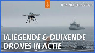 25 NAVO-landen testen DRONES op zee, in de lucht én onder water | Koninklijke Marine