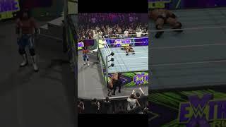 WWE 2K24 Roman Reigns The Rock Vs Batista AJ Styles Match #wwe #wwe2k24