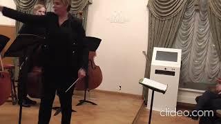 Maria Romanova "Song" ("Песня") для 5-ти контрабасов (for 5 double basses), conductor - M. Romanova