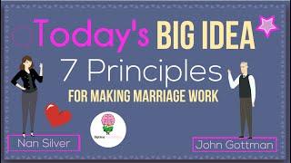 7 Principles for making marriage work by John Gottman & Nan Silver: Animated Summary