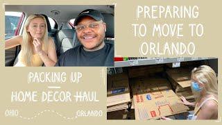 Moving to Orlando Vlog! | Packing for Orlando & Home Decor Haul