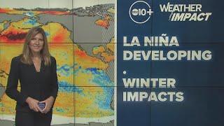 Tracking a developing La Niña: California's winter weather impacts