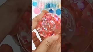 [️나노 테이프 만들기️] "블링블링 레드 반짝이 테이프 말랑이 만들기"(DIY with nano tape balloon)