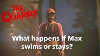 THE QUARRY: WHAT HAPPENS IF MAX SWIM OR STAY