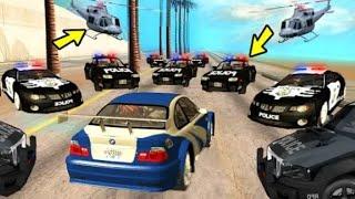 УГНАЛ BMW M3 GTR И УСТРОИЛ ПОГОНЮ ПРОТИВ ГЛУПЫХ КОПОВ В GTA SAN ANDREAS MOST WANTED