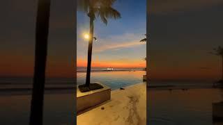 Sunset in best infinity pool in bali Indonesia!!