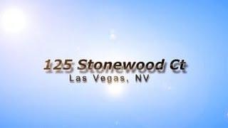 Real Estate Video Tour of 125 Stonewood Ct, Las Vegas, NV in 4K