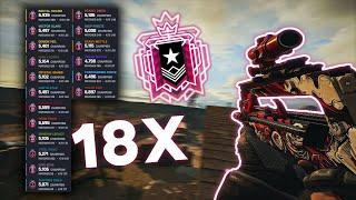 How a 18x CHAMPION PLAYS RANKED Ranked Highlights - Rainbow Six Siege