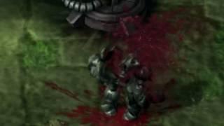 Spectacular death animation in StarCraft II