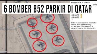 IRAN WAJIB WASPADA PENAMPAKAN 6 BOMBER B 52 DI QATAR