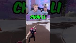 KID IS CRAZY FOR CHUN LI.. (fortnite)